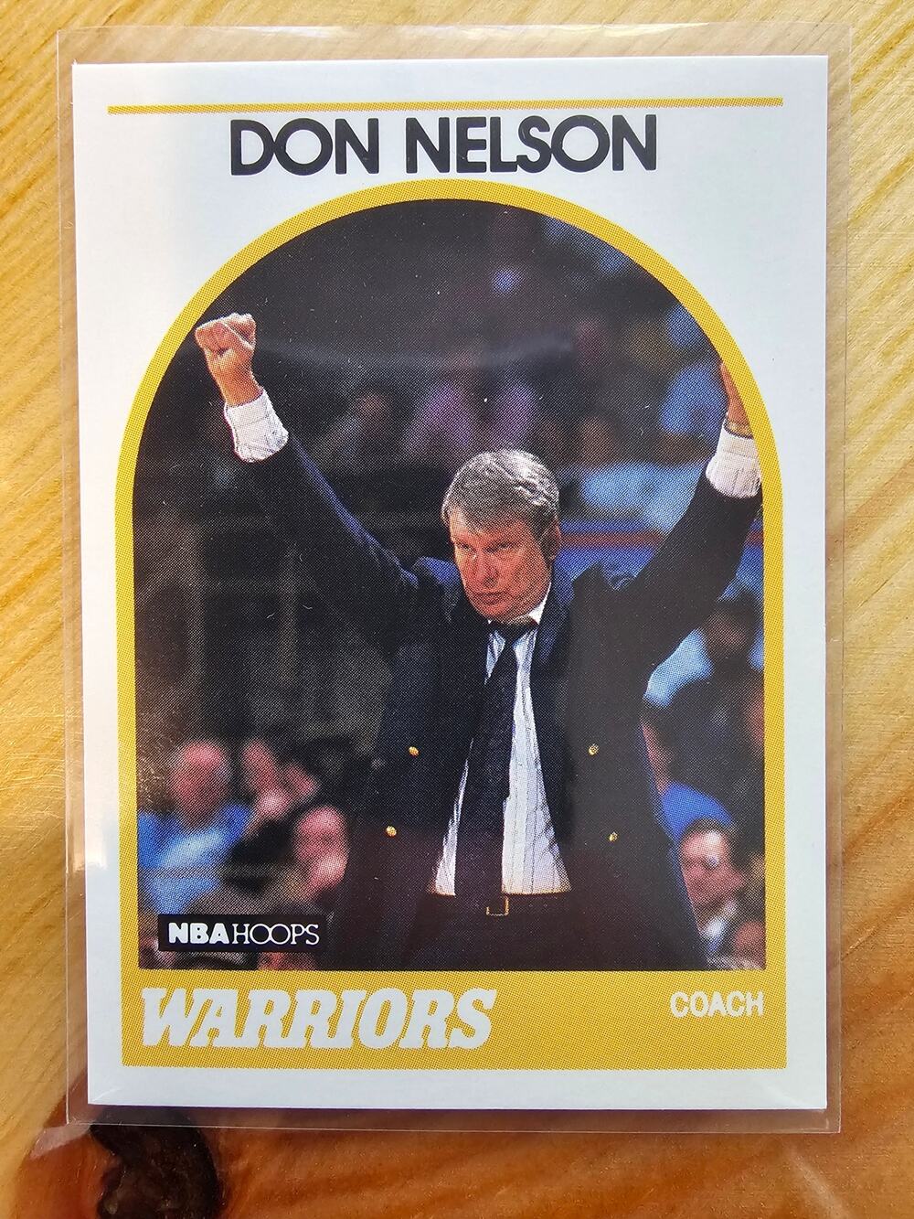 Don Nelson 1989-1990 NBA Hoops #273 - Golden State Warriors - Fresh Pull